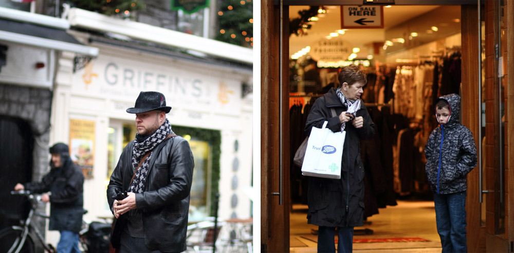 Galway, street style, galway fashion, rain