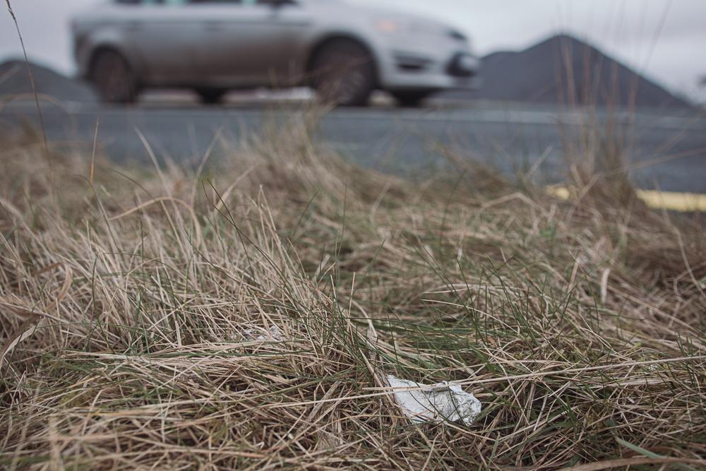 100 paces of rubbish, N59, Connemara, Ireland, Donal Kelly photography