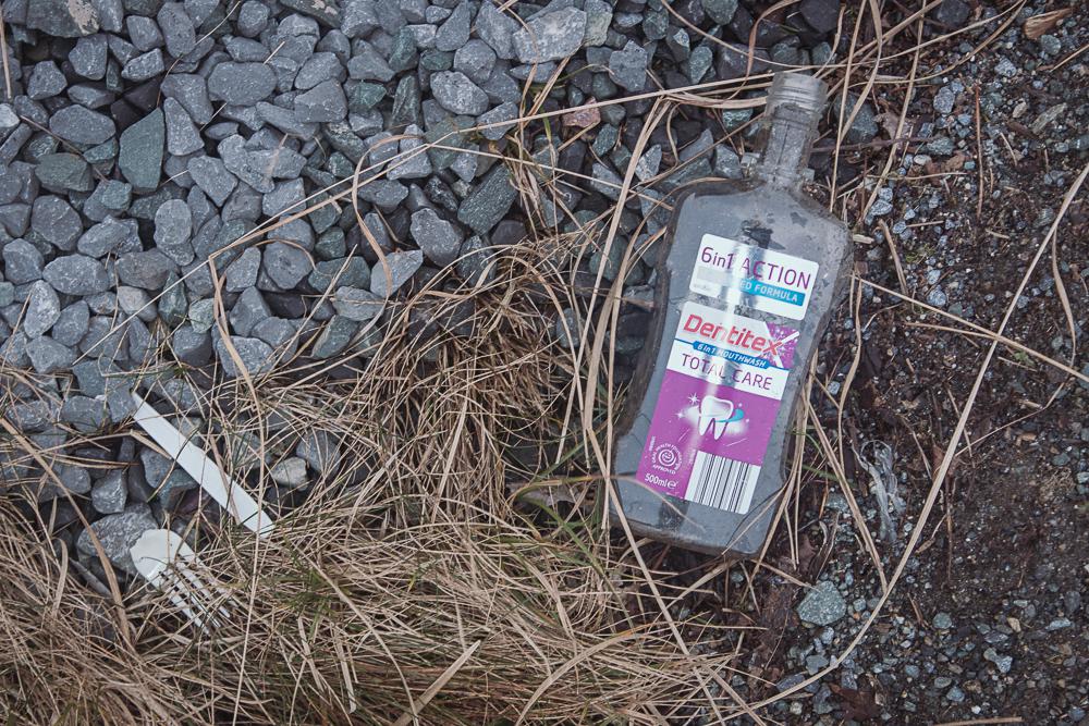 100 paces of rubbish, N59, Connemara, Ireland, Donal Kelly photography