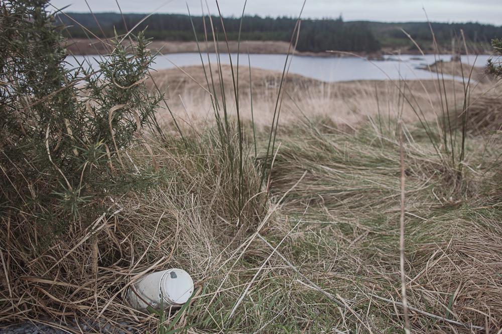 100 paces of rubbish, N59, Connemara, Ireland, Donal Kelly photography