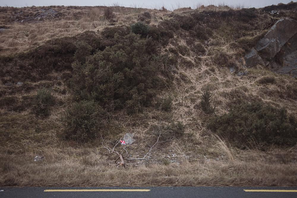 100 paces of rubbish, N59, Connemara, Ireland, Donal Kelly photography