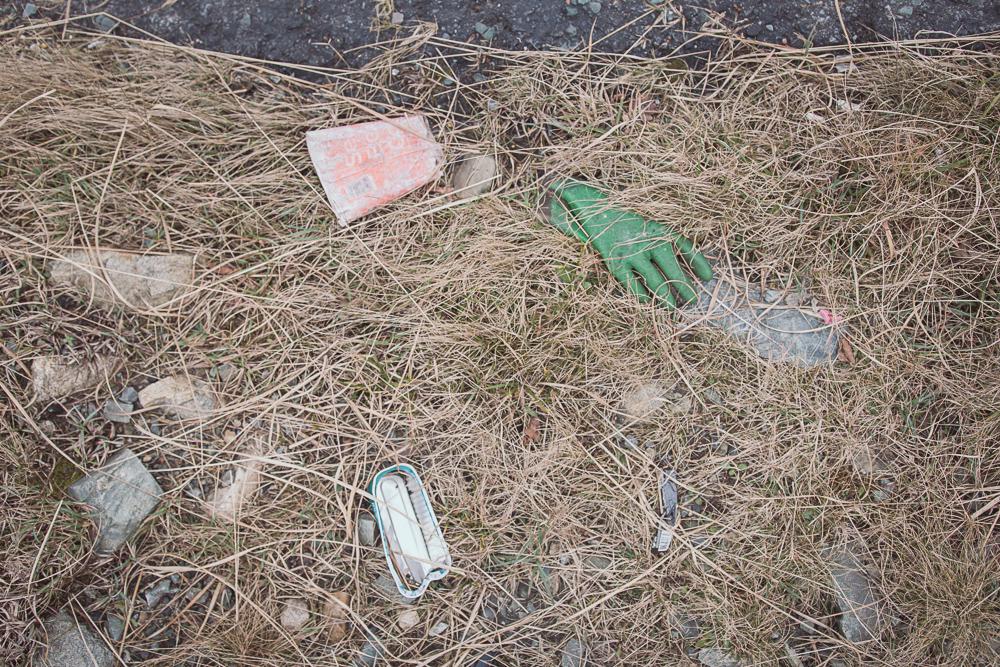 100 paces of rubbish, N59, Connemara, Ireland, Donal Kelly photography