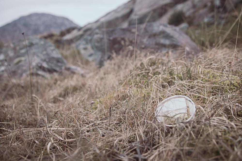100 paces of rubbish, N59, Connemara, Ireland, Donal Kelly photography