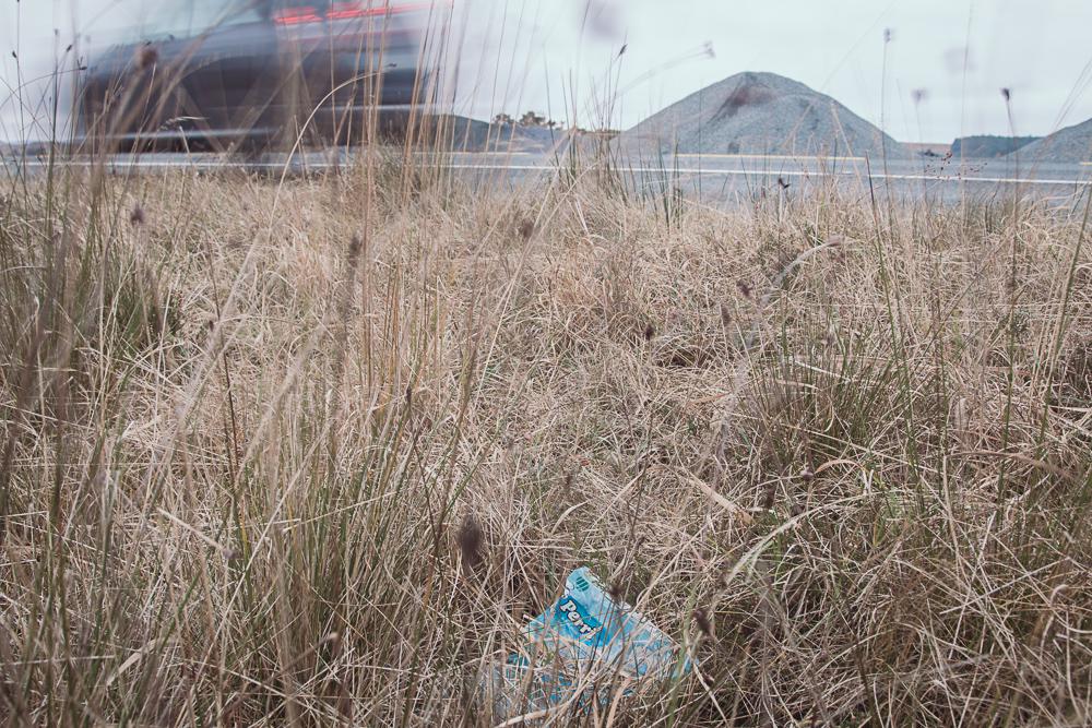 100 paces of rubbish, N59, Connemara, Ireland, Donal Kelly photography