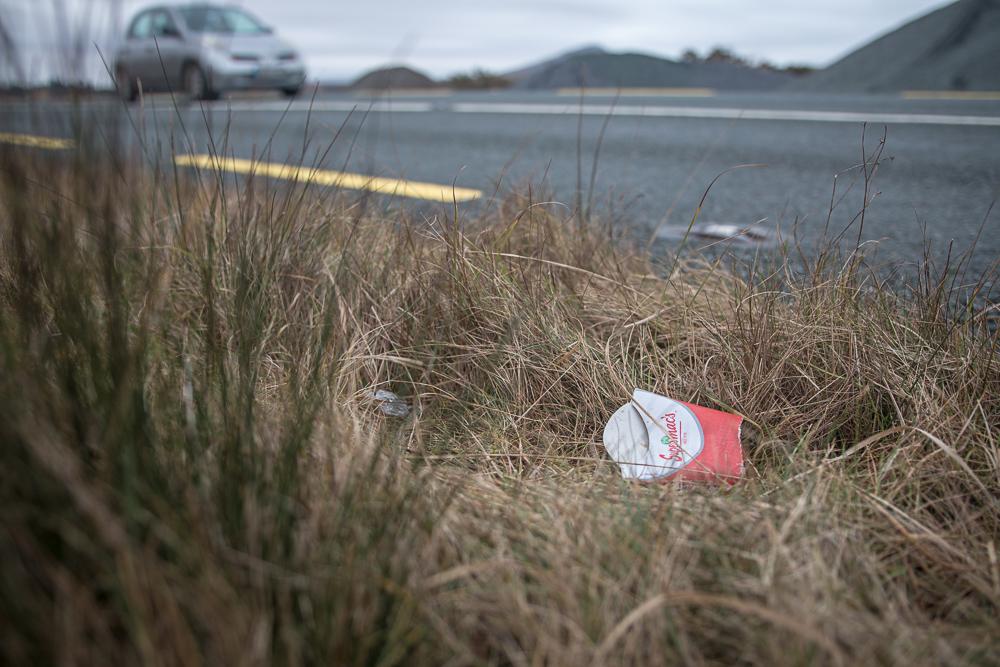 100 paces of rubbish, N59, Connemara, Ireland, Donal Kelly photography